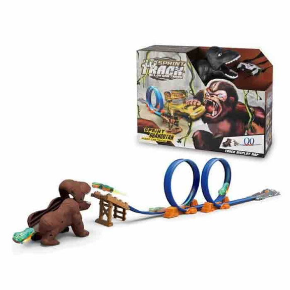 Orangutan scene ejection rail alloy car